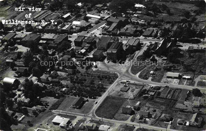 Williamson New York USA Centrum Fliegeraufnahme