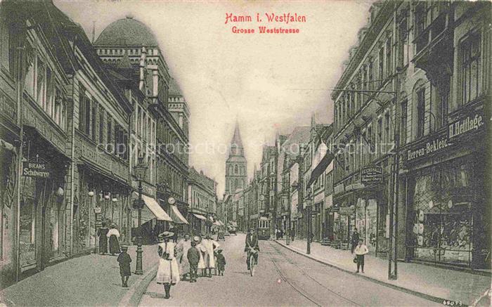 HAMM  Westfalen Grosse Weststrasse