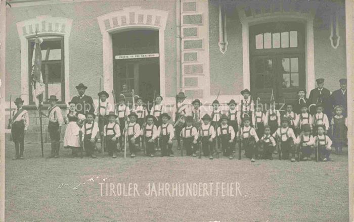 St Johann Tirol AT Tiroler Jahrhundertfeier Gruppenfoto