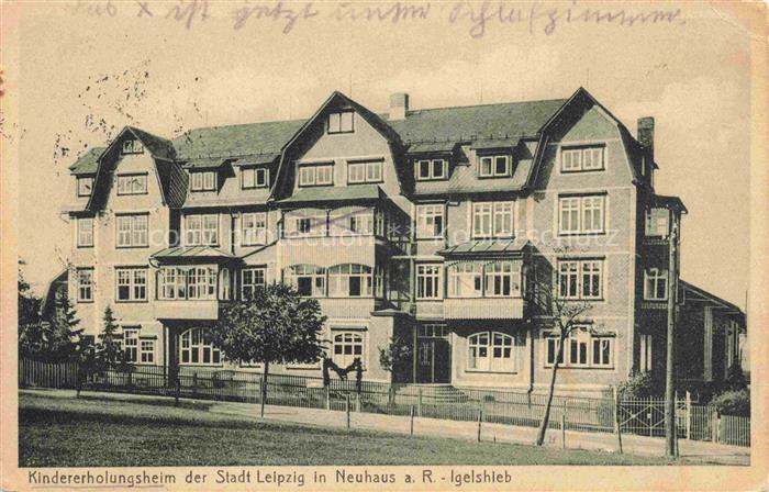 Neuhaus Rennweg Kindererholungsheim der Stadt Leipzig Igelshieb