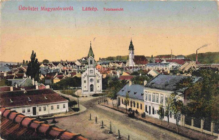 Magyarovarrol Magyarovar Totalansicht