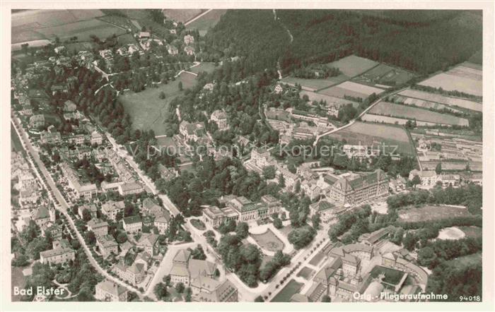 BAD ELSTER Vogtland Sachsen Fliegeraufnahme