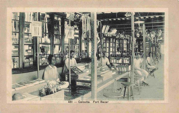 Calcutta India Fort Bazar