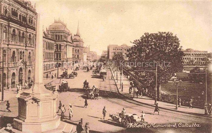 Calcutta India Holwell Monument