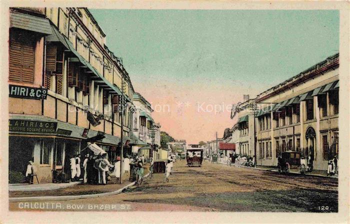 Calcutta India Bow Bazar Street