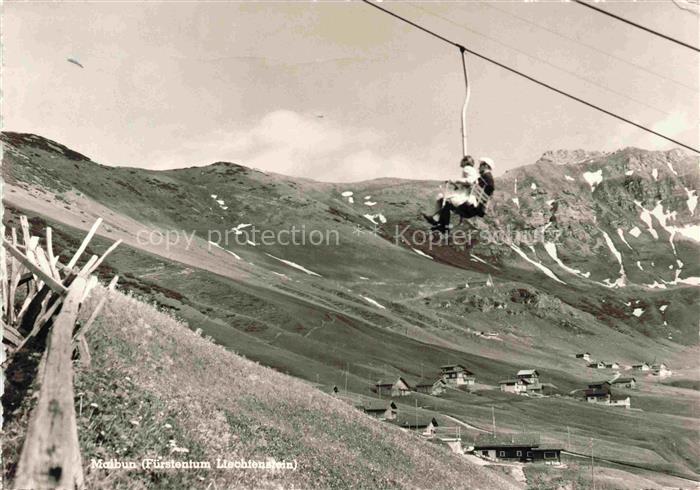Malbun Triesenberg Liechtenstein Sesselbahn nach Sareiserjoch