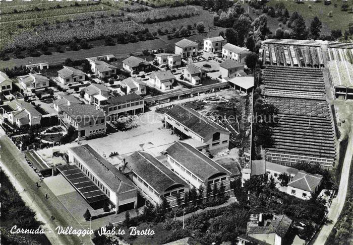 Cornuda Treviso VenetoIT Villaggio Stab to Brotta Fliegeraufnahme