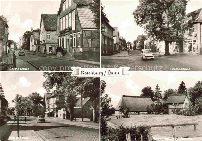 Rotenburg Wuemme Hannover Goethe Strasse Muehlen Strasse Heimatmuseum mit Speich