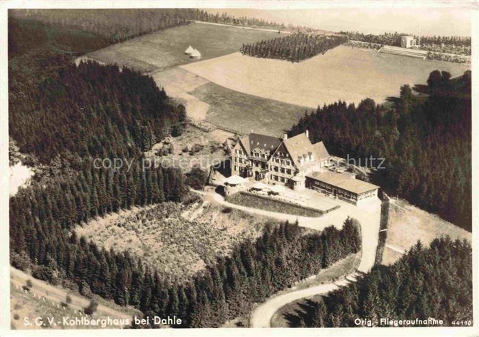 Dahle Altena NRW SGV Kohlberghaus Fliegeraufnahme