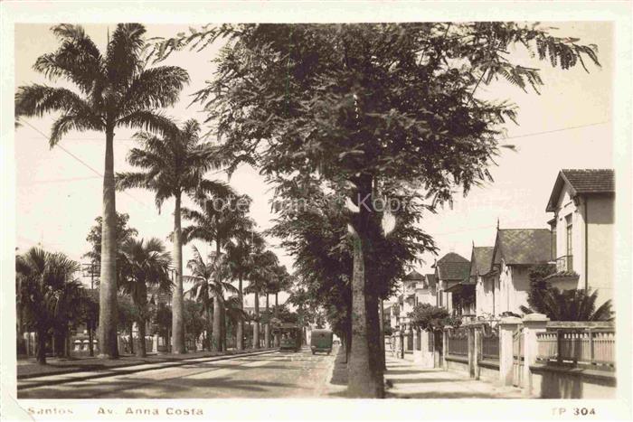 Santos Sao Paulo Brazil Av Anna Costa
