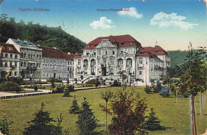 Teplitz -Schoenau TEPLICE CZ Kaiserin Elisabeth Bad