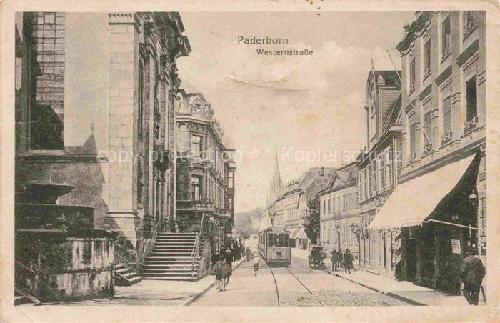 PADERBORN Westernstrasse Feldpost