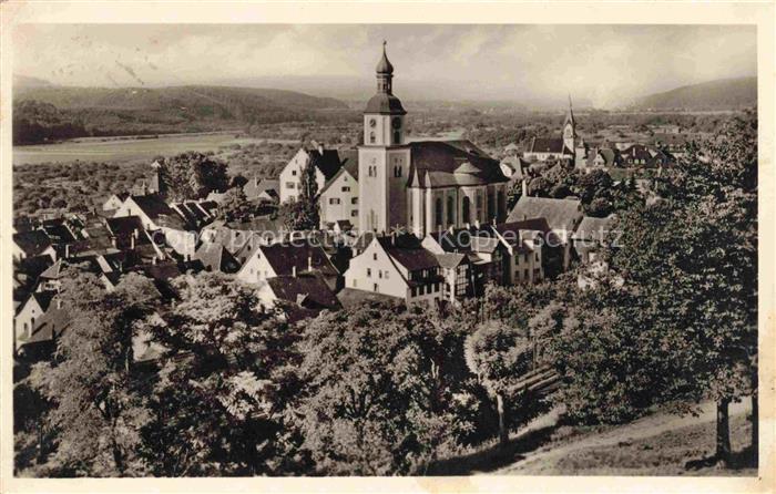 Tiengen Waldshut Panorama mit Kirche