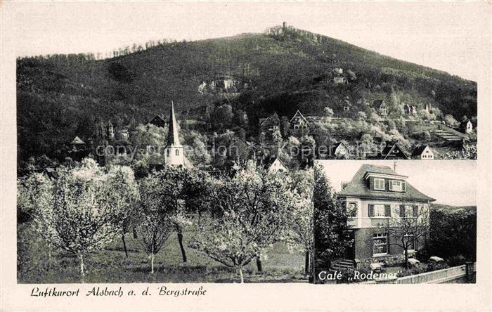 Alsbach Bergstrasse Alsbach-Haehnlein Hessen Cafe Restaurant Rodemer