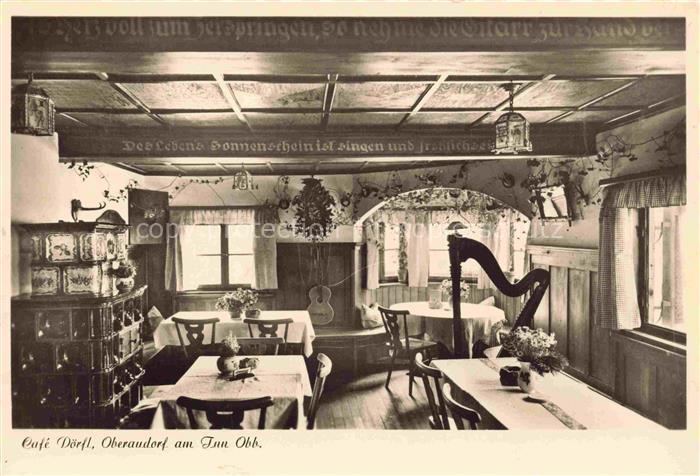 Oberaudorf Inn Cafe Doerfl Gastraum