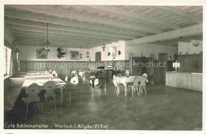 Wertach Bayern Cafe Schimmelreiter Gastraum