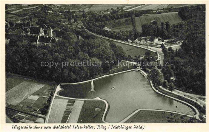 Iburg Bad Waldhotel Felsenkeller Fliegeraufnahme