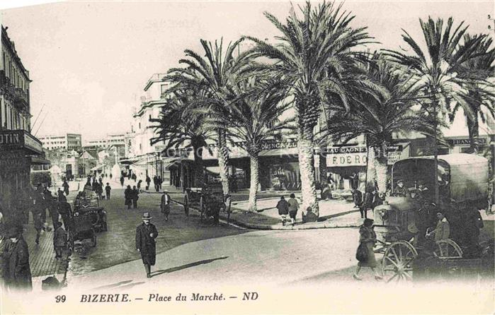 BIZERTE Tunesie Place du Marche