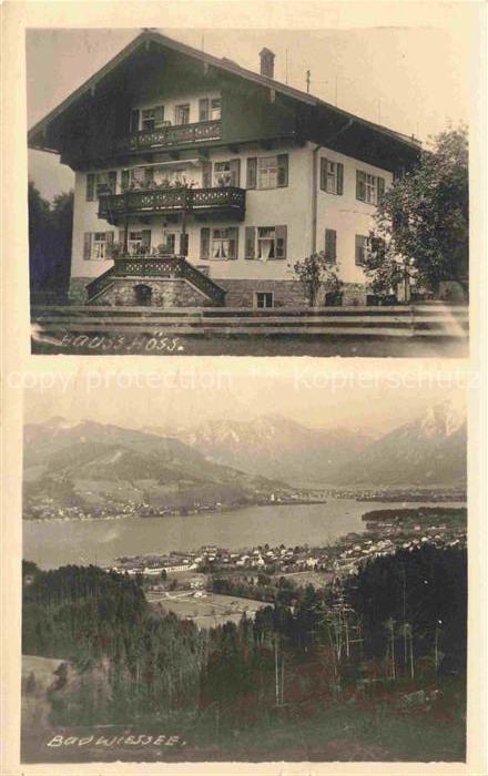 BAD WIEssEE Tegernsee Haus Hoess See Panorama