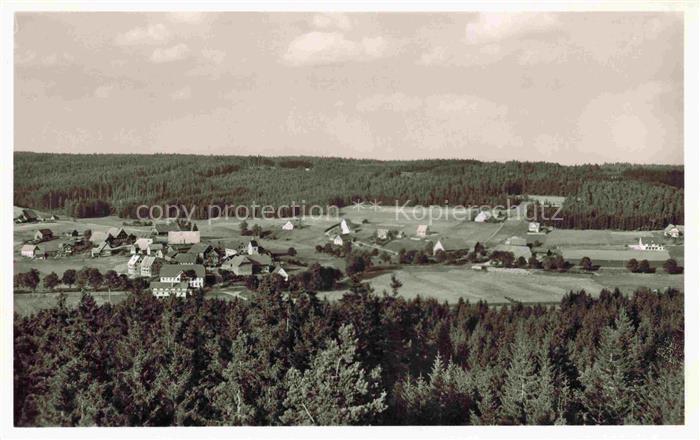Peterzell St Georgen Schwarzwald Panorama