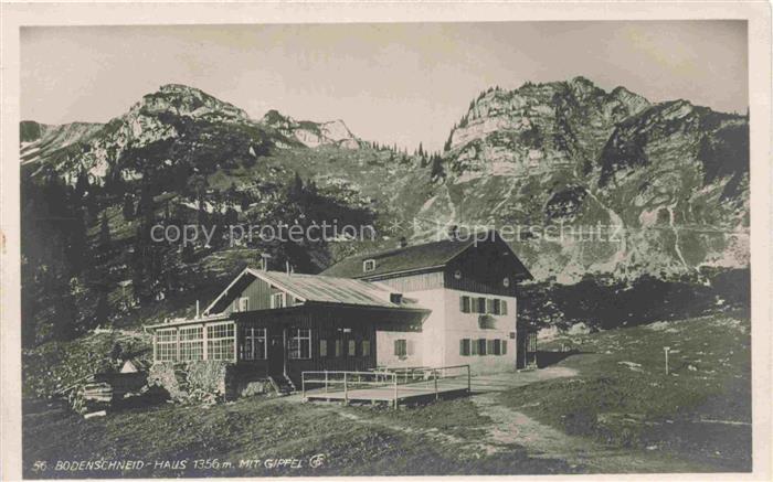 Bodenschneidhaus 1356m Schliersee Bayern mit Gipfelblick
