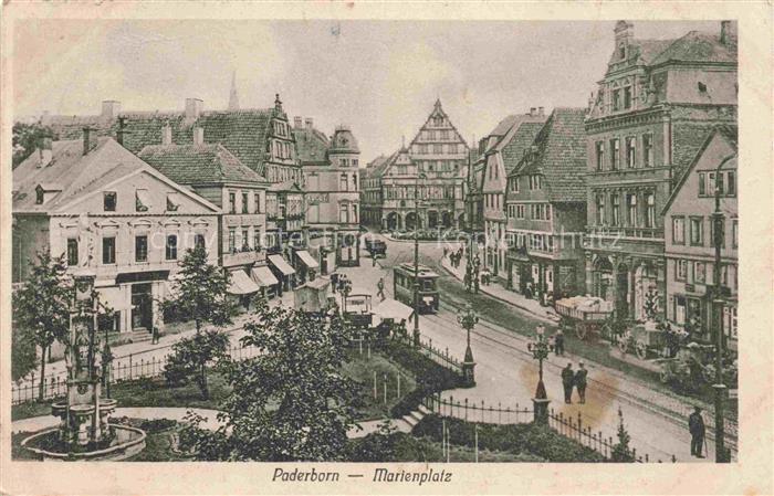PADERBORN Marienplatz Feldpost