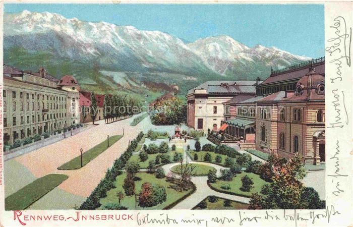 INNSBRUCK Tirol AT Rennweg Panorama