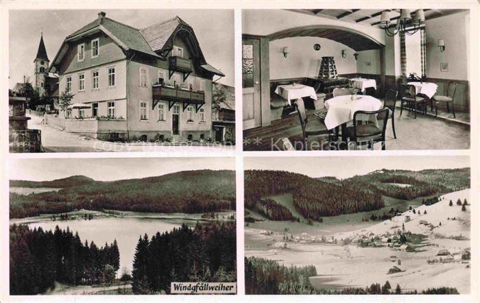 Altglashuetten Feldberg Schwarzwald Haus zum Loewen Gaststube Windgfaellweiher P