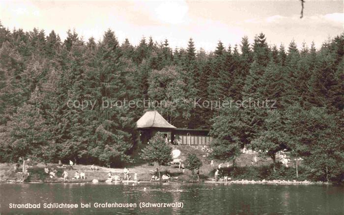 Rothaus Grafenhausen Schwarzwald BW Strandbad Schluechtsee