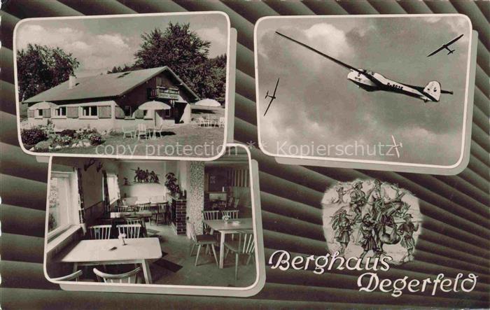 Degerfeld Berghaus Balingen Gaststube Segelflieger