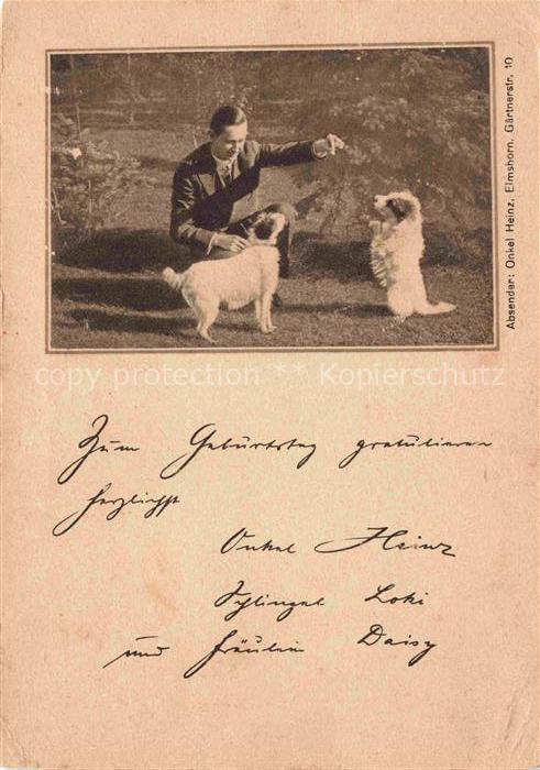 Elmshorn Onkel Heinz mit Hunden