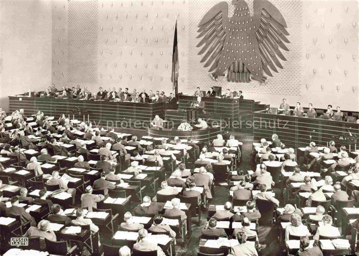 BONN Rhein Plenarsaal des Bundestages