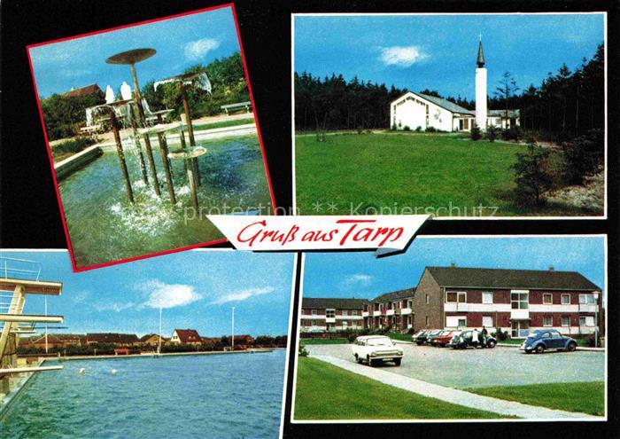 Tarp Flensburg Schwimmbad Kirche Teilansicht