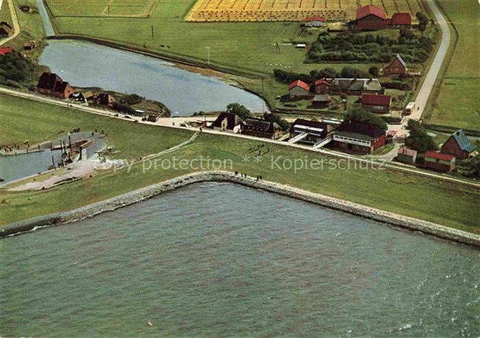 Nordstrand Nordfriesland Schleswig-Holstein Norderhafen Fliegeraufnahme