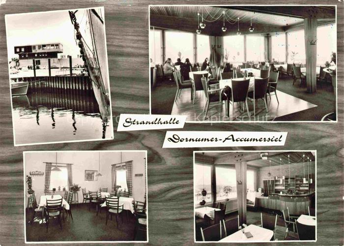 Dornumer Accumersiel Cafe Restaurant Strandhalle Gastraeume