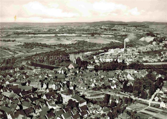 Lauffen  Neckar Heilbronn BW Fliegeraufnahme