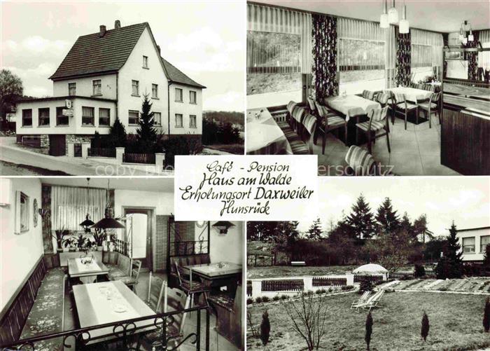 Daxweiler Cafe Pension Haus am Walde Gastraeume Garten