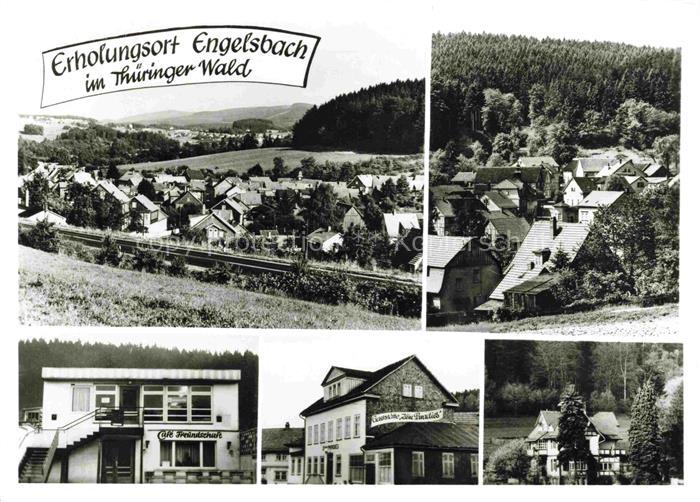 Engelsbach Leinatal Thueringen Cafe Freundschaft Panorama Teilansichten