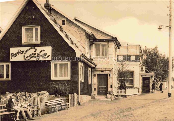 Hinterrod Waffenrod Thueringen HO Speiserestaurant Park Cafe