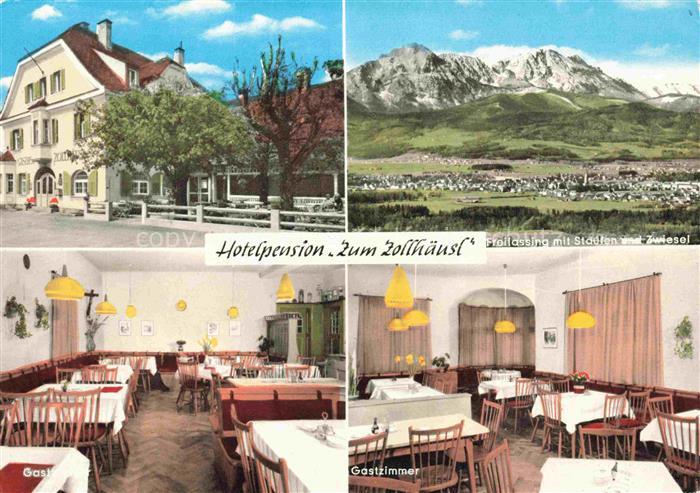 Freilassing Hotel Pension Zum Zollhaeusl Freilassing Gaststube Gastzimmer