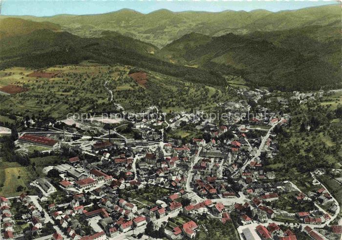 Kandern Baden BW Fliegeraufnahme