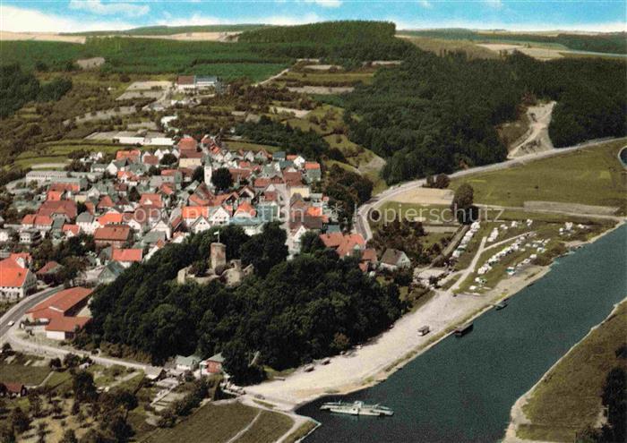 Polle Oberweser Fliegeraufnahme