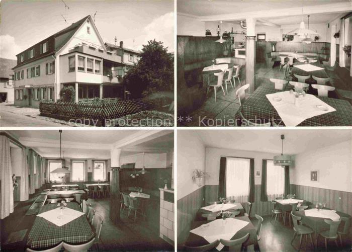 Lustnau Tuebingen BW Gasthof Restaurant Sonne Gastraeume