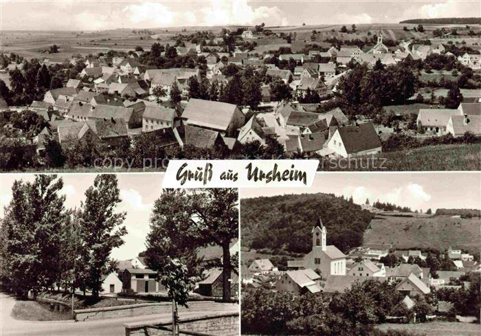 Ursheim Polsingen Weissenburg-Gunzenhausen Bayern Panorama Ortspartien
