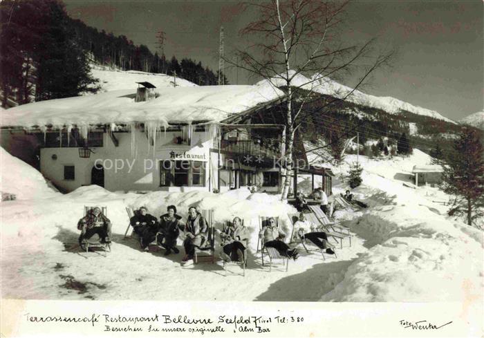 Seefeld Tirol Restaurant Terrassencafe Bellevue