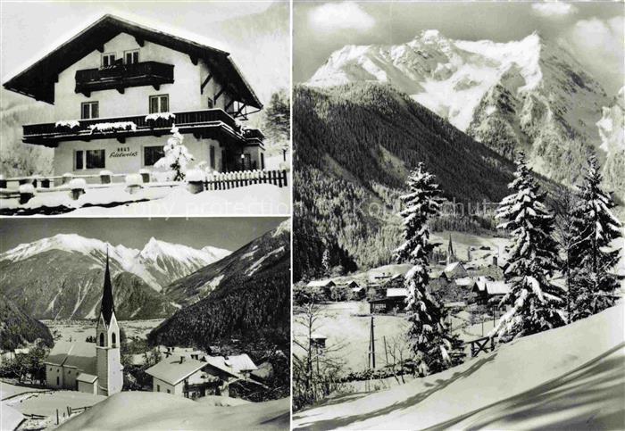 Finkenberg  Zillertal Tirol AT Haus Edelweiss Kirche Panorama