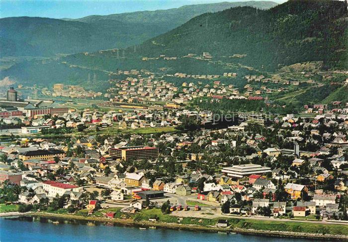 Mosjoen Fliegeraufnahme