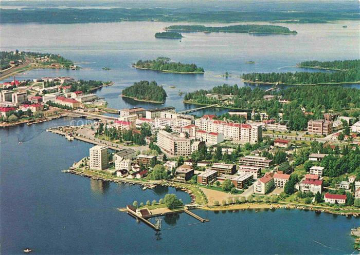 Savonlinna Soumi Nyslott Fliegeraufnahme