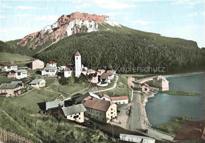 Neugraun Curon Nuova Vinschgau Suedtirol IT Fliegeraufnahme