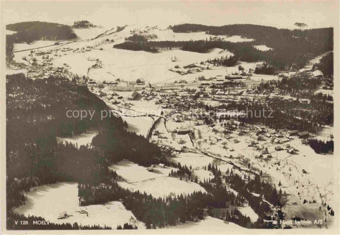 Moelv Norge Fliegeraufnahme